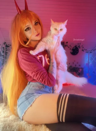 Power and Meowy (AstasiaDream) [Chainsaw Man]