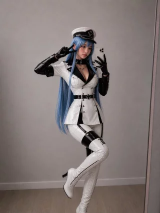 esdeath cosplay <3 🩵