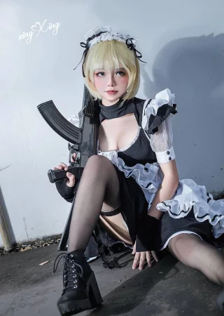 Tactical Maid cosplay by XingXing