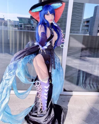 yang guifei from fate grand order by kutiekitten 💙❤️🖤🩵