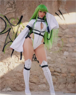 C.C from Code Geass by Shirokoneko