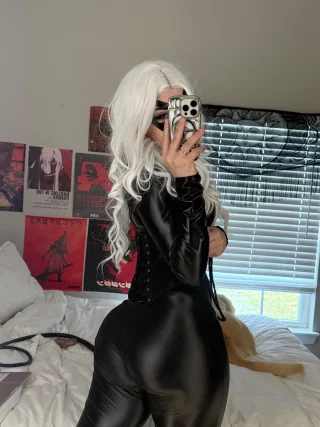 Black cat by ramierah