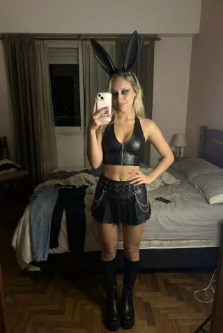 I hope you don't mind a dark bunny