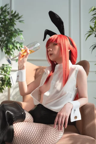 Makima bunny from Chainsaw Man by Tanuki_tyan