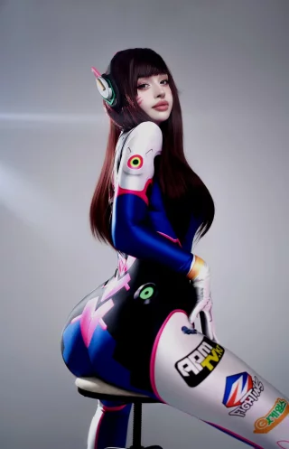 D.va from Overwatch by Nana