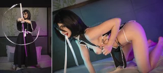 Rukia from Bleach, Aery Tiefling [OC]