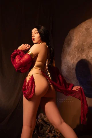 Slave Leia cosplay from Star Wars by Sawaka