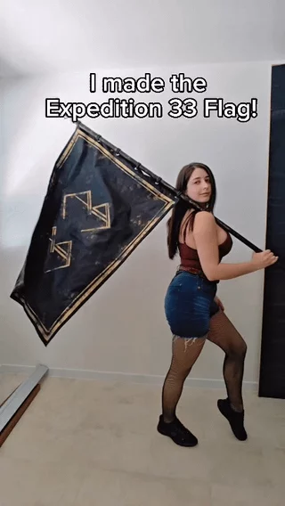 I made the Expedition 33 flag!