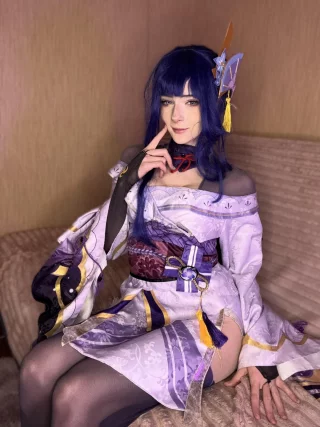 Raiden from Genshin Impact by Kumi