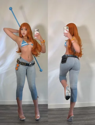 my Nami from One Piece (strawbunnix)
