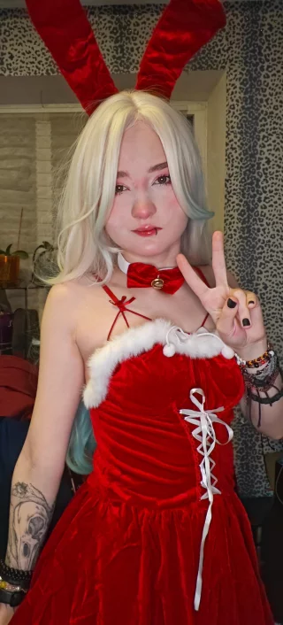 Sexy xmas girl cosplay by Altruistic-Pen4810