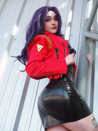 Nyukix as Misato from Evangelion