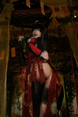 Izutsumi [Dungeon Meshi] original costume by me (BakaFuwa)