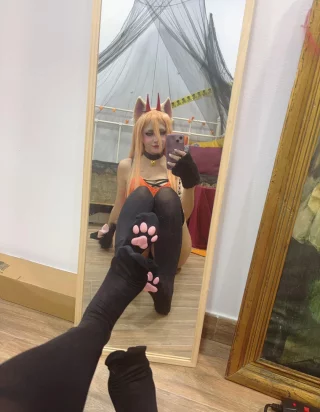 Power from Chainsaw Man by me (Aloeveraiskawaii)