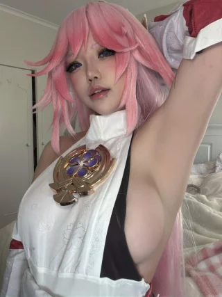 yae miko side boob (daph_vt) [genshin impact]