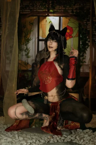 Izutsumi [Dungeon Meshi] original costume by me (BakaFuwa)