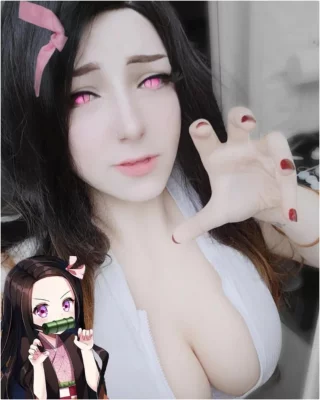 Demon Nezuko from Demon Slayer by Kuroitsne