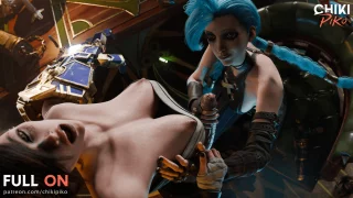 Vi and Jinx[League of Legends](Chikipiko)