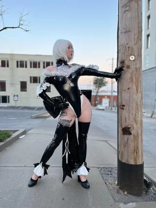 2B, NieR Automata by blightbrat
