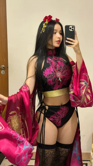 Daki cosplay from (demon slayer) by motelcoffeegirl