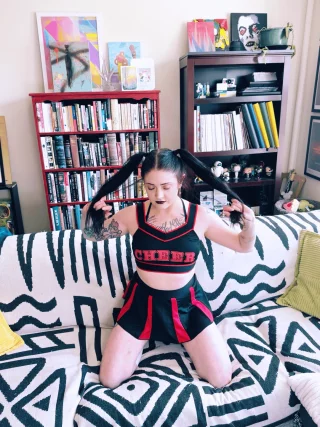 I always wanted to be a cheerleader but never could make the team