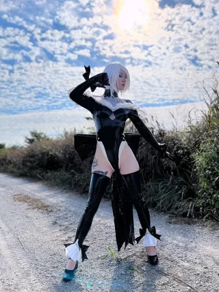 2B, NieR Automata by blightbrat