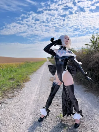 2B, NieR Automata by blightbrat